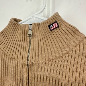 Ralph Lauren Polo American Flag Quarter Zip